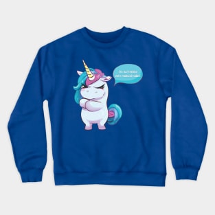 Grumpy Unicorn Crewneck Sweatshirt